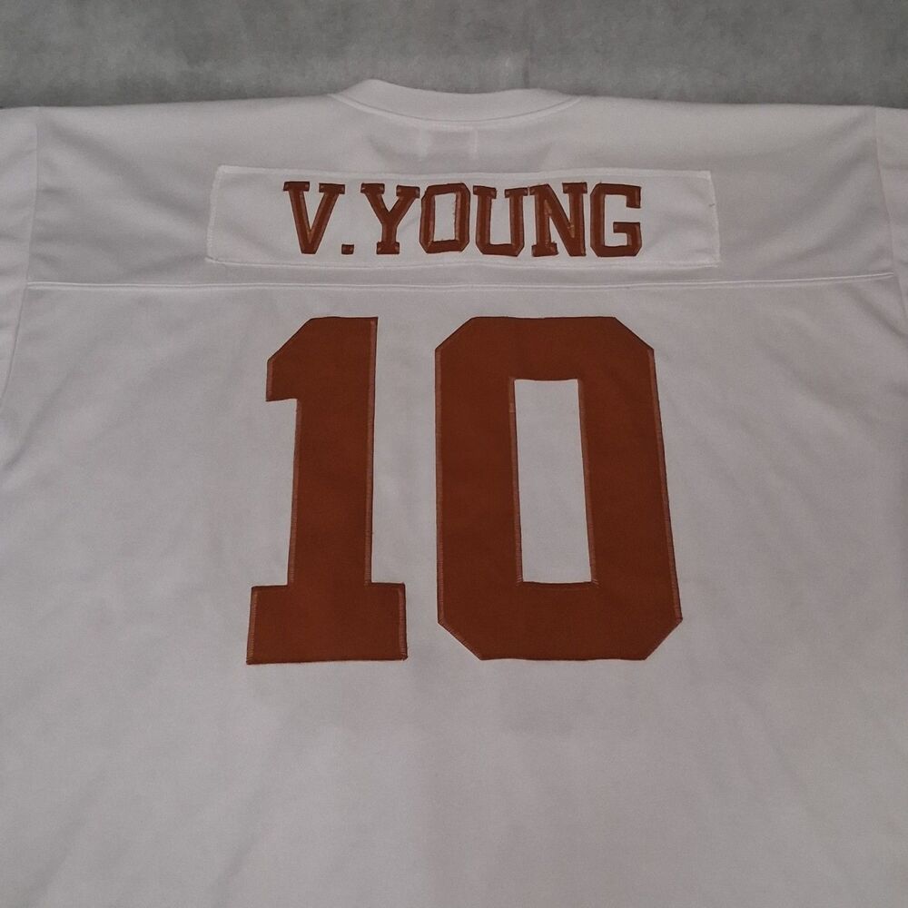 Vince Young Texas Longhorns 2005 National Championship Football Jersey Men's 56